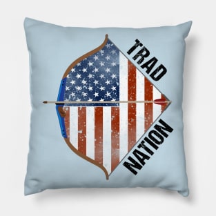 Trad Nation Traditional Archery Pillow