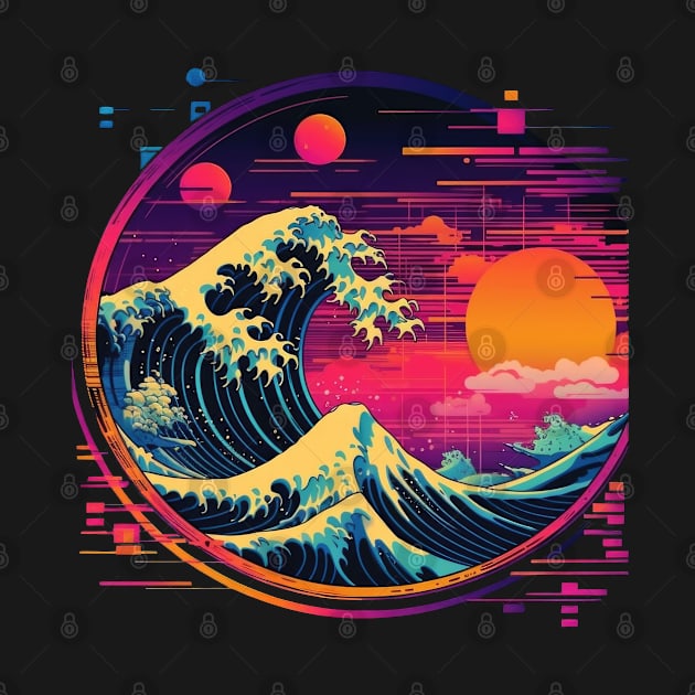 Japanese great retro wave by TeePulseMania