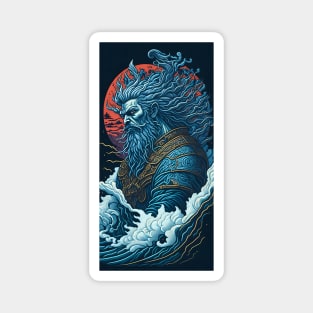 POSEIDON WALL ART Magnet