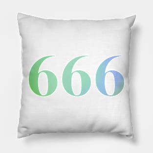 angel numbers 666 Pillow