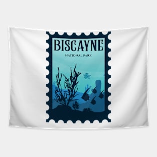 Biscayne National Park Stamp Tapestry