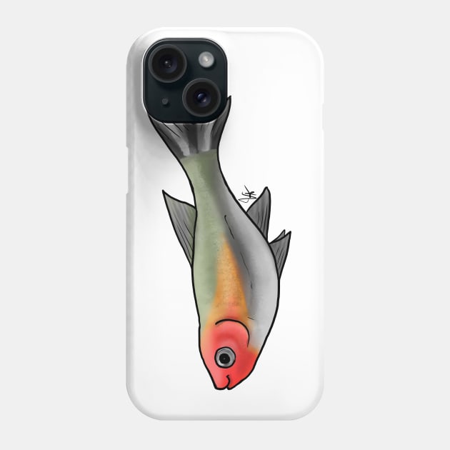 Fish - Tetras - Firehead Tetra Phone Case by Jen's Dogs Custom Gifts and Designs