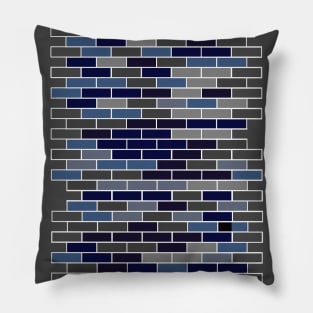 Blue Bricks Pillow