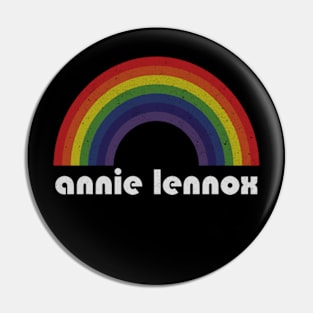 Annie Lennox / Vintage Rainbow Design // Fan Art Design Pin