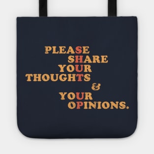 Shut Up And Talk Tote