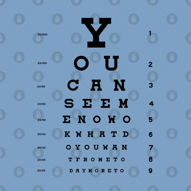 Eye Chart by CreativePhil