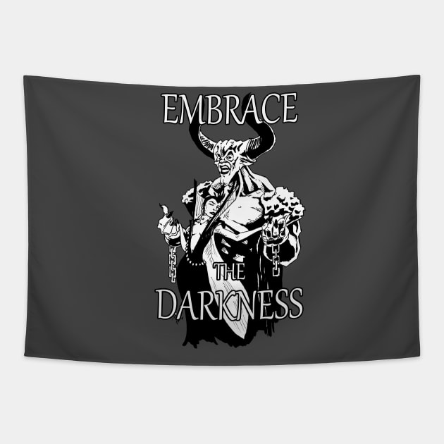 Embrace the Darkness Tapestry by Aarondockery2112