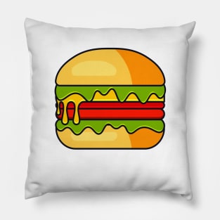 Cheese Burger Pillow