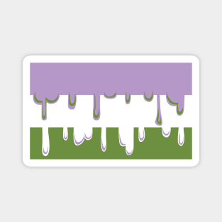 Dripping Genderqueer Pride Magnet