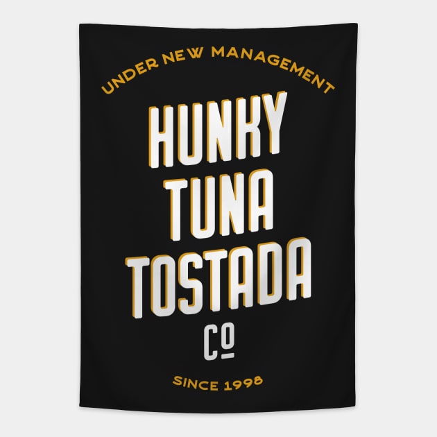 Hunky Tuna Tostada Co Tapestry by GoAwayGreen