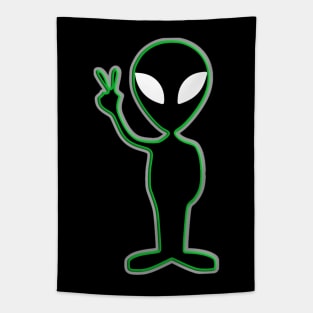 alien peace dude Tapestry