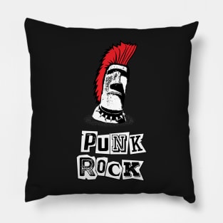 Easter Island Punk Rock Pillow