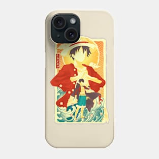 Great Wave Luffy Phone Case