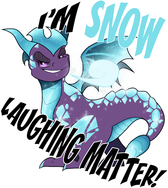 Snow Laughing Matter! Kids T-Shirt by HAMBURRIT0