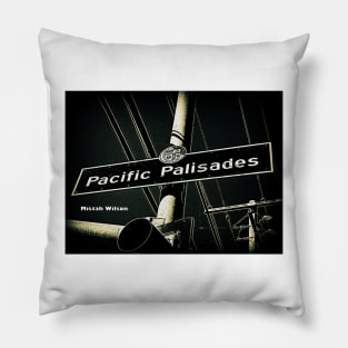 Pacific Palisades, Los Angeles, California by Mistah Wilson Pillow