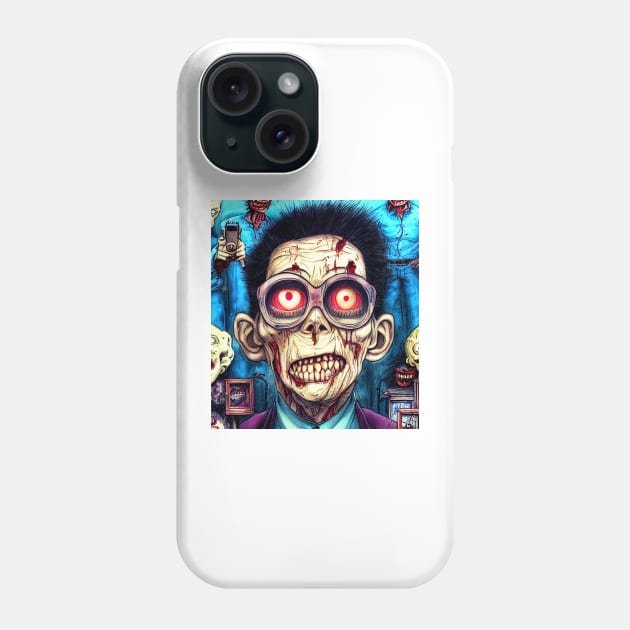 Zombie Monster Group Selfie Phone Case by Edongski303 Teepublic Merch