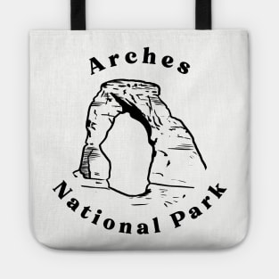 Arches National Park (Black Design) Tote