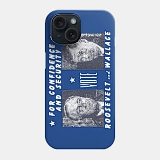 1940 Vote Roosevelt and Wallace Phone Case