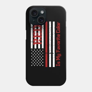 Thin Red Line Firefighter Phone Case