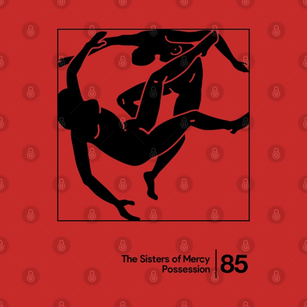 The Sisters Of Mercy - Possession / Minimalist Style Graphic Artwork Design by saudade