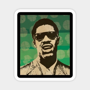 Stevie Wonder // Retro Poster Soul And Funk Magnet
