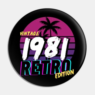 Vintage 1981 Pin