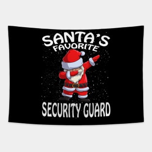 Santas Favorite Security Guard Christmas Tapestry