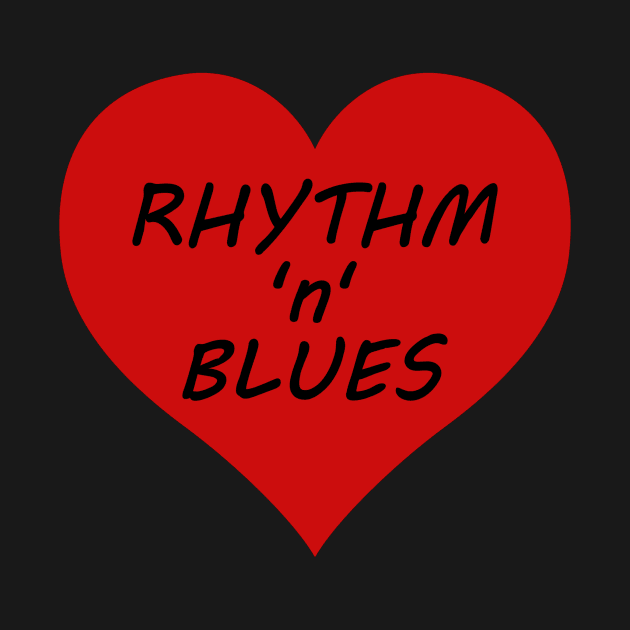 Rhythm 'n' Blues Lover's Classic Heart by SpotterArt