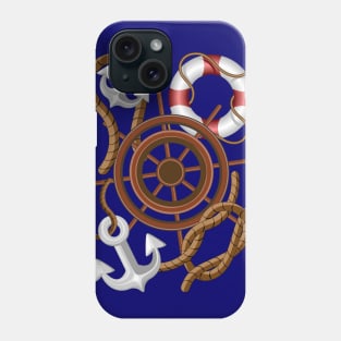 Nautical Marine Navy Sealovers Phone Case