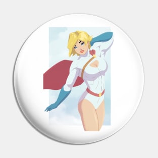 Power Girl 3k Pin