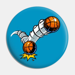 Retro Basketball Pin