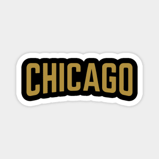 Chicago City Typography Magnet