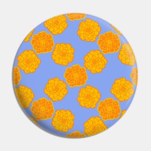 Marigold Pattern in Tourmaline Color Pin