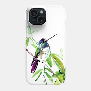 Hummingbird on Tree Phone Case