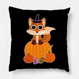 Halloween Fox Pillow