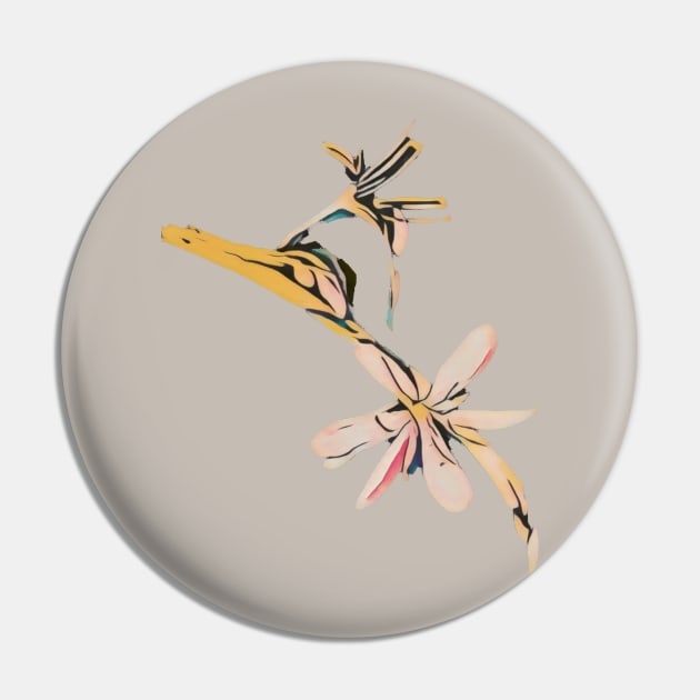 Modern Flower Pin by ReanimatedStore