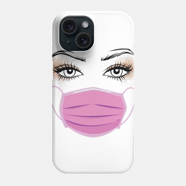 Wear Mask , Coronavirus Design , Social Distancing Phone Case by Utopia Shop