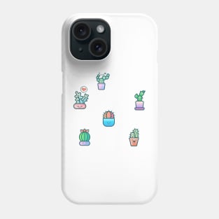 kawaii cactus cute cacti Phone Case