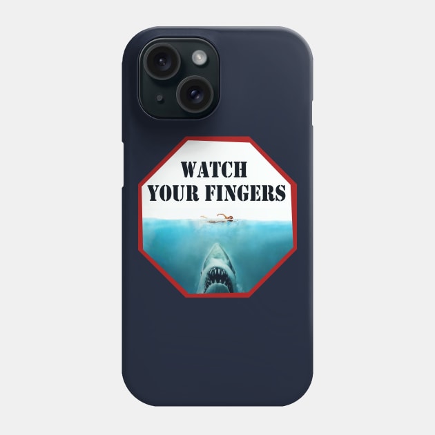 Watch Your Fingers Phone Case by TenomonMalke