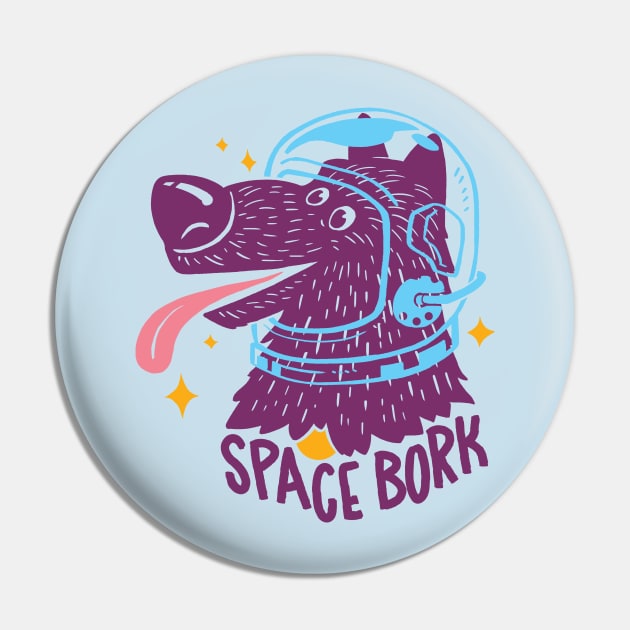 Space Bork Pin by bpannell