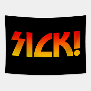 sick! 2 font design Tapestry