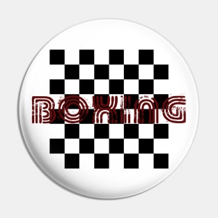 Chess Boxing Pin