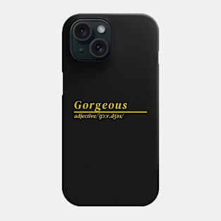 Word Gorgeous Phone Case