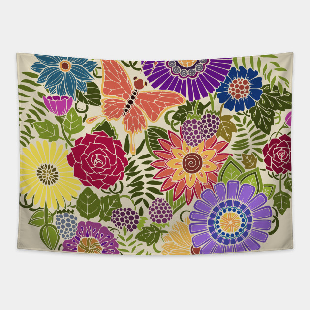 Tapestry Flower Design