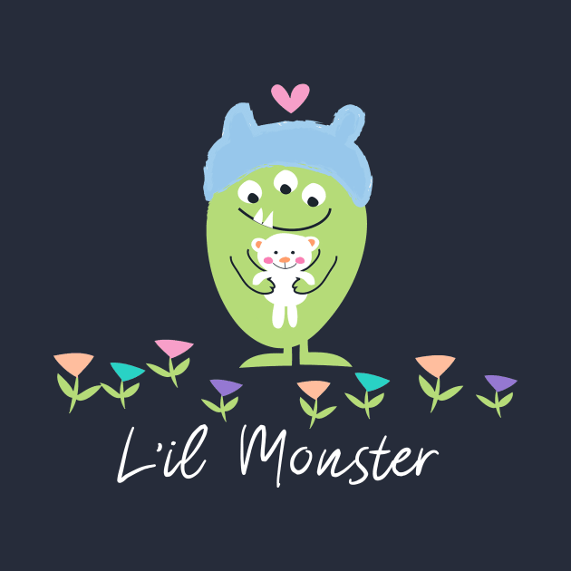 L'il Monster with white copy by tfinn