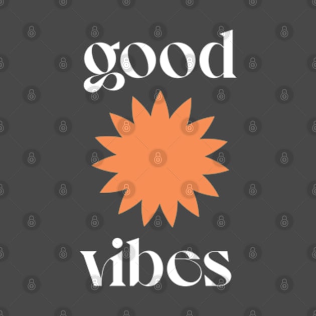 Good Vibes / Retro Typography Design by DankFutura