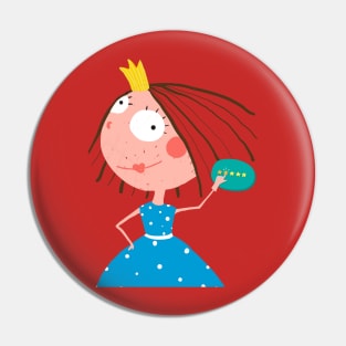 princess girl design Pin