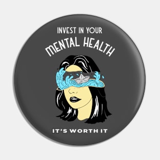 Invest in Your Mental Heath, It's Worth It - Ocean Pin