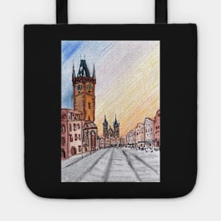 Sunset Prague Tote