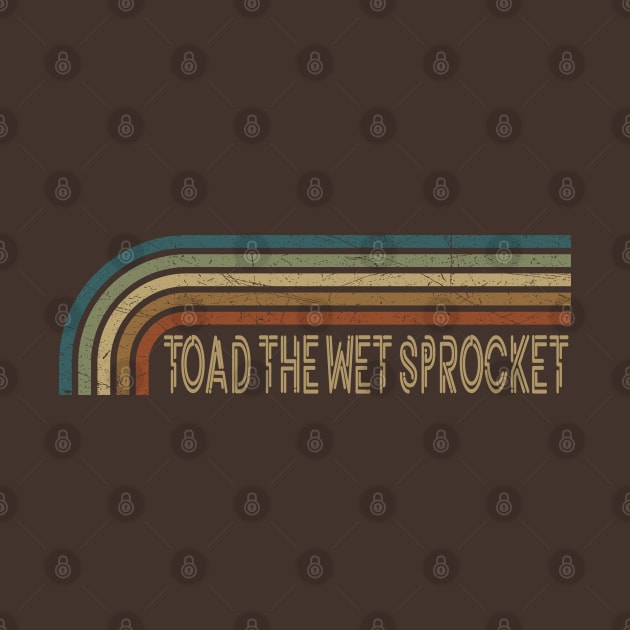 Toad the Wet Sprocket Retro Stripes by paintallday